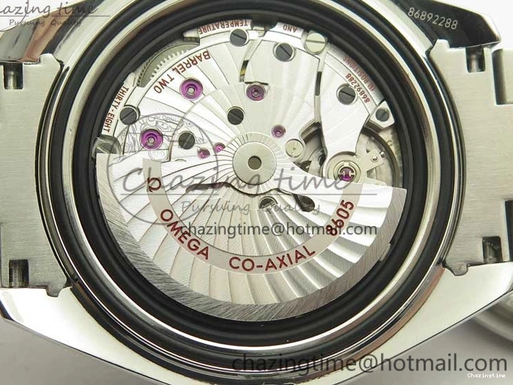 0306 Planet Ocean 600M Co-Axial GMT 43.5mm VSF 1:1 Best Edition Black Dial Orange Markers on SS Bracelet A8605 Super Clone Elegant 8024